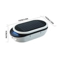 thumbnail image 4 of Xihbxyly Bomba de Oxígeno Solar, Oxigenador Solar Usb Portátil, Aireador de Estanque de Peces de Gran Capacidad para Exteriores, Dispositivo de Suministro de Oxígeno Recargable, Ideal para Acuarios E, 4 of 7