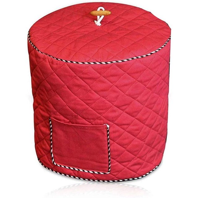 Funda para olla a presión, funda antipolvo para olla de 6/8 cuartos de galón, funda antipolvo antiestática para olla a presión eléctrica con bolsillo frontal, funda para electrodomésticos de cocina