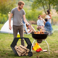 thumbnail image 4 of Gnee 20" Hexagon Firewood Rack Heavy Duty Wood Holders Outdoor Metal Wood Pile Storage Organizer Sturdy Honeycomb Design Lumber Stacker Fireplace Indoor, 1 Log Rack, 4 of 11