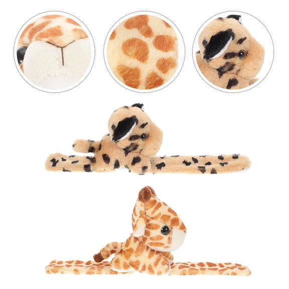 WRITWAA Colorful Animal Slap Bracelets for Kids Party Favors Lightweight and Comfortable Multi Size 2pcs