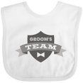 thumbnail image 3 of Inktastic Banner Groom's Team Boys or Girls Baby Bib, 3 of 4