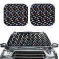 thumbnail image 2 of Vsdgher Whales In Space Print Car Windshield Sun Shade, Reflective Sunshade Window Sunshade Sun Visor Protector Fit for Cars,Trucks,SUVs-Large, 2 of 6