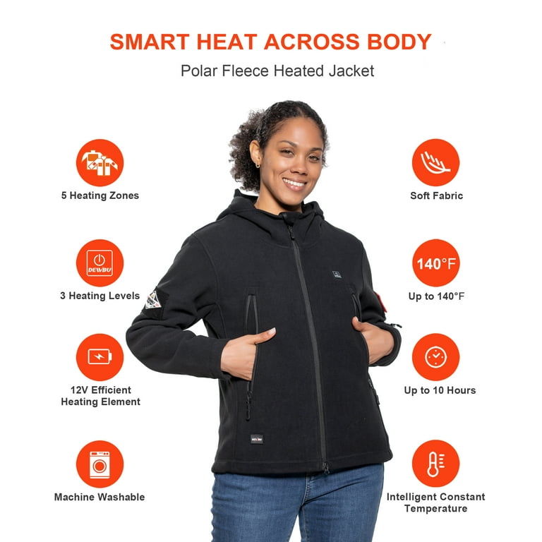 Polar heated deals jacket