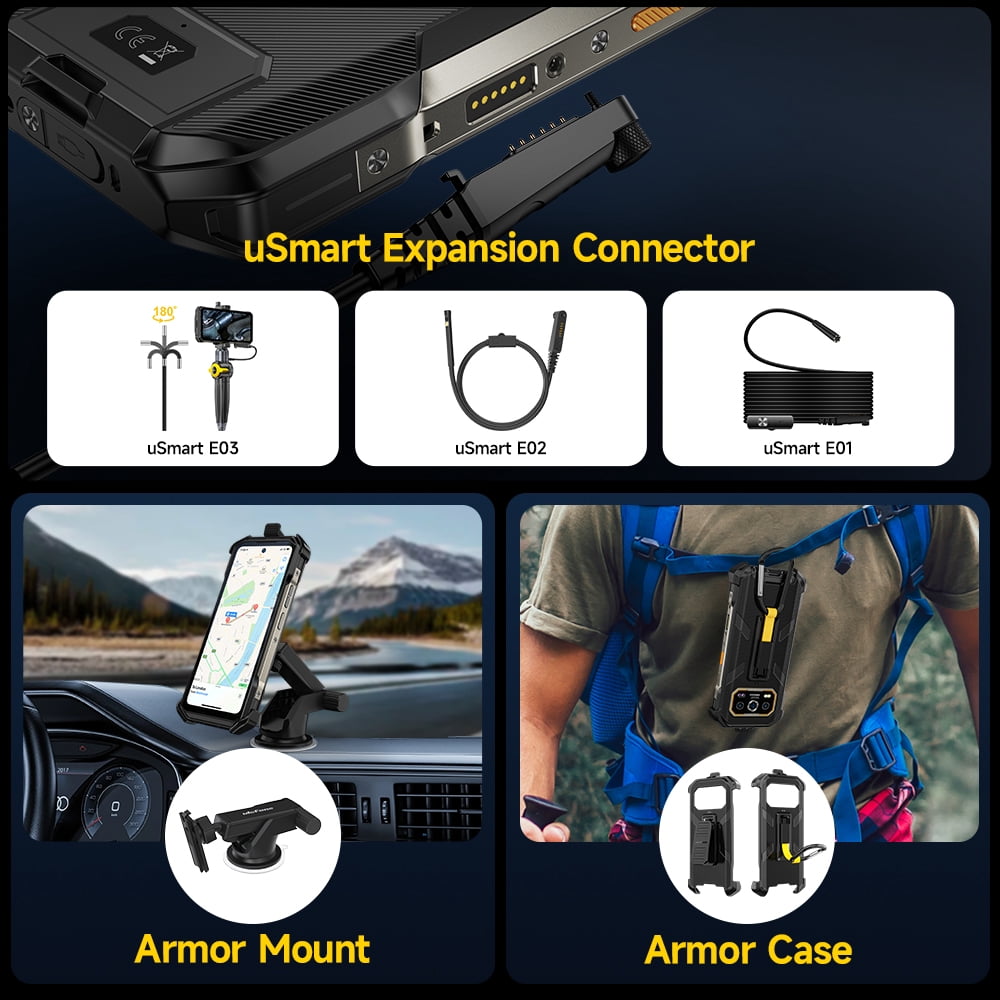 Ulefone Armor 27 4G 10600mAh Rugged Phone 24GB 256GB Android 14 Smartphone,Armor 27 4G