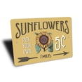 thumbnail image 3 of Sunflowers 5 Cents Novelty Decor, Metal Wall Sign - 10x14 Inches, 3 of 4