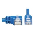 thumbnail image 3 of Eaton Tripp Lite Series Left-Angle Cat6 Gigabit Molded UTP Ethernet Cable (RJ45 Left-Angle M to RJ45 M), Blue, 15 ft. (4.57 m) - Patch cable - RJ-45 (M) to RJ-45 (M) left-angled - 4.572 m - UTP - CAT 5/5e/6 - molded, stranded - blue, 3 of 5