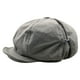 thumbnail image 2 of Boina de diseño retro para mujer. Accesorio ligero, transpirable y ajustable. Gris, 2 of 9