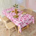 thumbnail image 3 of Pink Breast Cancer Rectangle Tablecloth 60"x102",Waterproof Polyester Rectangle Table Cloth, Wipeable Spillproof Polyester Tablecloth for Dining, Camping, Indoor and Outdoor, 3 of 6