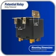thumbnail image 3 of Appli Parts APPR-068 Potential Relay 068, Coil Voltage 502 V, Min Pick up 325 V, Max Pick up 345 V, Max Drop Out 135 V, 50/60 Hz Universal replacement for HVAC and Refrigeration units, 3 of 9