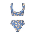 thumbnail image 6 of Rocae Corgi for Bikini Set for Women Two Piece Sexy High Swimsuits Split Crossover Bikini XX-Large, 6 of 9