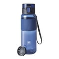thumbnail image 1 of ZWILLING Bouteille de Boisson, 680 ml, Tritan, Bleu Foncé, 1 of 8