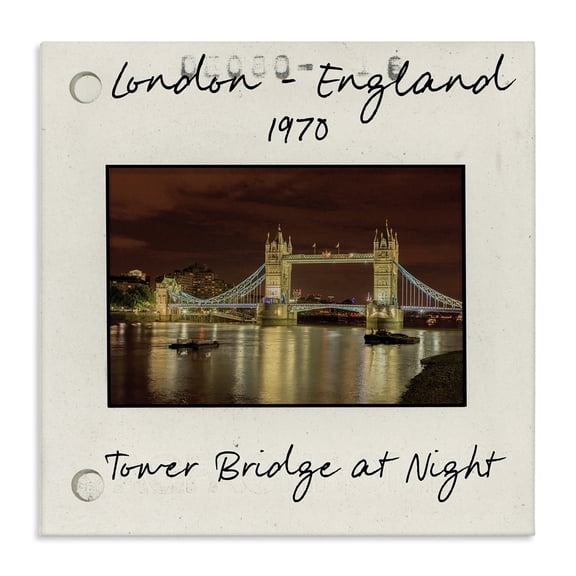 Stupell Industries London England Travel View Architecture Painting Wrapped Canvas Canvas Art Print Wall Art, 17 x 17