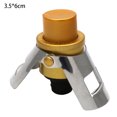 thumbnail image 2 of Champagne stopper vacuum stopper stainless steel gold-plated red wine preservation wine stopper gold, 2 of 5