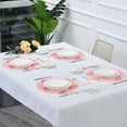 thumbnail image 7 of Round Placemat Heat Resistant & Wrinkle-Free Dining Table Decor Placemat For Home & Weddings Heart-shaped Butter, 7 of 7