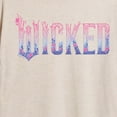 thumbnail image 3 of Wicked: Part 2 -  Floral Ombre Logo - Women's Oversized Graphic T-Shirt, 3 of 5