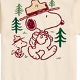 thumbnail image 3 of Peanuts - Snoopy and Woodstock Hiking - Men's Short Sleeve Graphic T-Shirt, 3 of 6