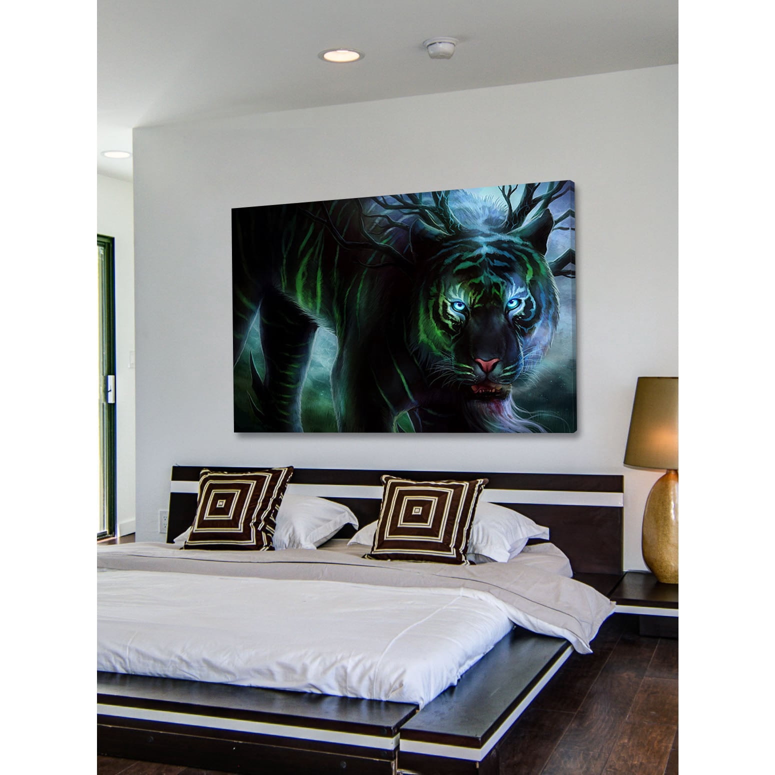 Marmont Hill "Cold Stare" Painting Print on Canvas