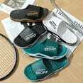 thumbnail image 4 of Las zapatillas para hombre se pueden usar en exteriores en verano. Sandalias antideslizantes para hombre, chanclas de moda para baño y hogar, 4 of 7