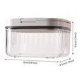 thumbnail image 2 of Airtight Food Storage Container 2L/3L Dry Food Puppy Cat Kibble Dispenser Bird Storage Kitchen Pantry Transparent Airtight Cat And Food Storage Container Kibble For Pantry, 2 of 4