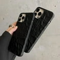thumbnail image 2 of Owlwon Compatible with iPhone 13 Pro Max 3D Case, Soft Silicone, Cool Case Designed for Women and Girls, Smooth Black, 2 of 7