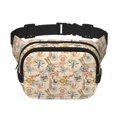 thumbnail image 1 of Fotbe Vintage Nautical Cangurera Cuadrada con Estampado de Doble Capa, Bolsa de Cintura Ajustable Mini para Hombres y Mujeres, 1 of 9