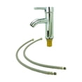 thumbnail image 5 of Chrome-Plated Brass Round Ergonomic Single Lever Faucet Bathroom Sink Tap w/Flex Connector 6-3/4"x2"x5-1/2" | Renovators Supply, 5 of 10