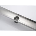 thumbnail image 5 of JERFIT 28" Brushed Nickel Linear Shower Drain Channel with Tile Insert & Removable Strainer, 5 of 10
