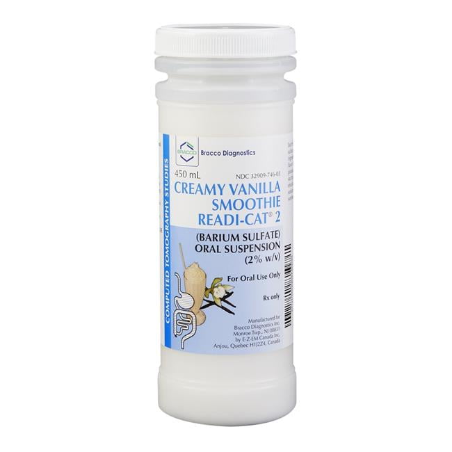 Bracco Diagnostics 1190717CS 450 ml ReadiCat 2 Vanilla Smoothie