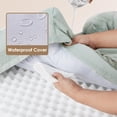 thumbnail image 3 of Cama ortopédica para perros EHEYCIGA, impermeable, viscoelástica, XL, color salvia, 3 of 9