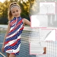 thumbnail image 5 of Kiijoy Girl Sleeveless Tennis Dress 4Th of July Stand-Up Collar Athletic Dress, Sizes 4-15, 5 of 5