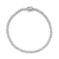 thumbnail image 1 of 18K White Gold 3.00 Cttw Diamond Link Tennis Bracelet (H-I Color, I2-I3 Clarity) - 7", 1 of 6