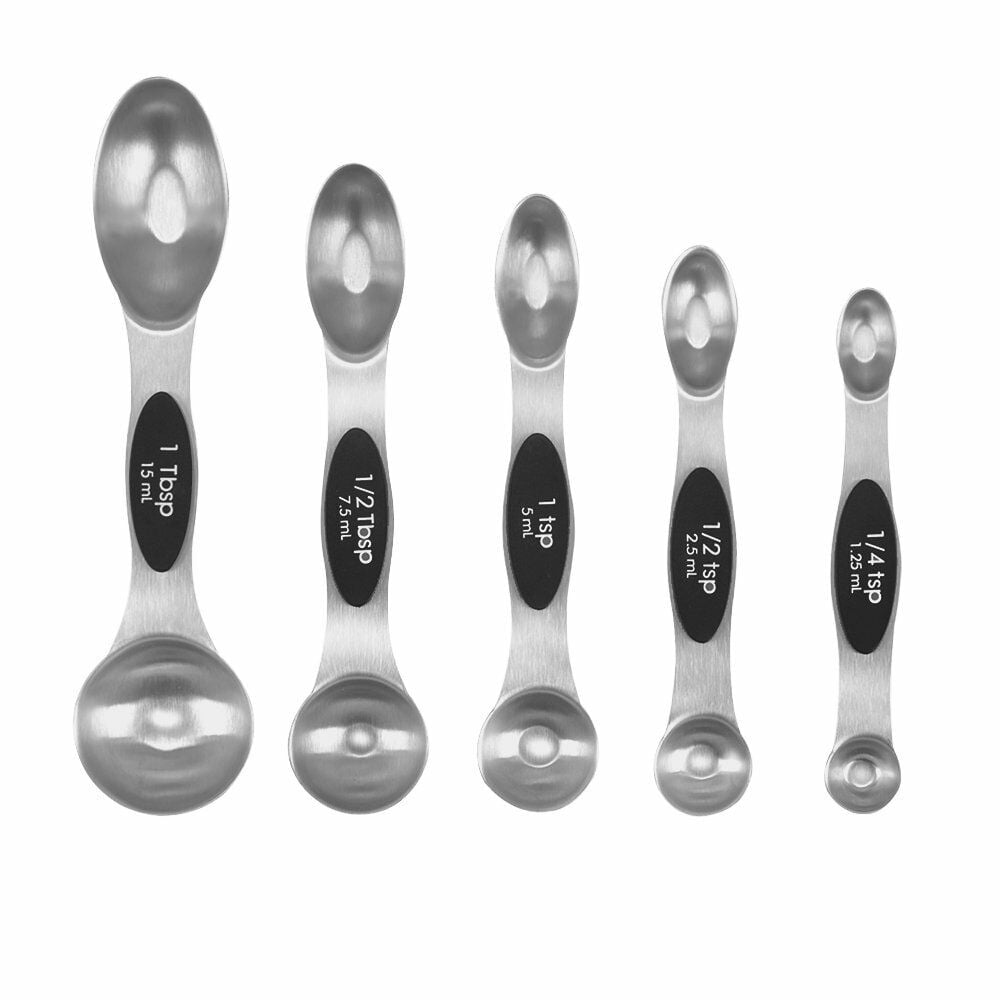 Set of 5 Alotpower Stainless Steel Measuring Spoons Measuring