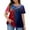 #A18-Wine, variant on XADYUY Plus Size Crew Neck 4th Of July T Shirt Women Stars and Stripesg Print Patriotic Tunic Shirts Plus Size Crew Neck Short Sleeve Tunic Tops Curvy Women Independent Day Clothing,Dark Blue 2XL