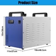 thumbnail image 2 of Yesfashion Industrial Water Chiller CW3000 Cooling System, SXYCMY 110V 9L Capacity 2.6gpm Water Cooling System for 40W-80W CO2 Laser Engraving Cutting Machines, 50W / ℃ of Radiating Capacity, 2 of 8