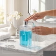 thumbnail image 2 of OnDisplay Luxury Acrylic Mouthwash/Soap Pump Dispenser w/Cup Holder, 2 of 6