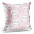 thumbnail image 1 of BSDHOME Colorful Cute Owl Bird Pattern Nursery Pillow Case Pillow Cover 20x20 inch, 1 of 1