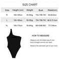 thumbnail image 3 of Women's One Piece Bathing Suits One Shoulder Swimsuits Slimming Swimwear - XL, 3 of 7