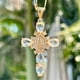 thumbnail image 1 of Pendiente Zirconia Virgen Clavícula, Collar Zirconia Mujer, Collarbone Necklace, Collar Ocasión Especial, Collar Bodas, Collar Regalos, Collar Metal Elegante, Collar Pecho, Collar Estilo, 1 of 8