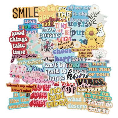 shiyao reward motivational stickers for water bottleswaterproof vinyl