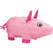 Pig Pinata, Pink, 18in x 10in