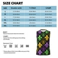 thumbnail image 6 of Haiem Men's Mardi Gras1 Print Tank Tops Summer Sleeveless Cut Off Workout T-Shirts Fitness Vest Athletic Undershirts-Small, 6 of 8