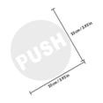 thumbnail image 2 of QUMIIRITY 2Ud Etiquetas Push Pull Para Puertas Vinil Adhesivo Reutilizable En Superficies Lisas, 2 of 8