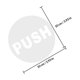 thumbnail image 2 of QUMIIRITY 2Ud Etiquetas Push Pull Para Puertas Vinil Adhesivo Reutilizable En Superficies Lisas, 2 of 8