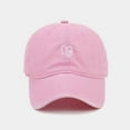 thumbnail image 5 of Peichun Unisex Cute Red Heart Embroidery Hats Comfort Soft Top Adjustable Baseball Caps for Men Women 2026 Spring and Summer Casual Accessory Beige One Size, 5 of 6