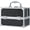 Shiny Black, variant on Makeup Case Portable Makeup Case Organizer Box Make Up Box Makeup Organizer Storage Cases with Locking Kit Organizer Travel Case Black