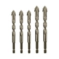 thumbnail image 4 of Set of 5 Eccentric Triangle Drill Bits Suitable for Precision Drilling in Various Hard Surfaces Including Glass and Concrete, 4 of 12