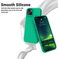 thumbnail image 3 of Designed for iPhone 14 Plus Case, Silicone Shockproof Slim Thin Phone Case for iPhone 14 Plus 6.7 inch （Emerald Green）, 3 of 16