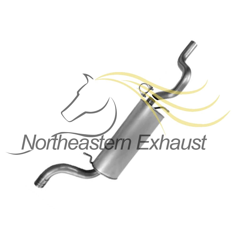 Northeastern Exhaust Muffler & Resonator Kit Fits 2008-2010 Chrysler Town & Country, Dodge Grand Caravan & Volkswagen Routan 3.3L/3.8L/4.0L - Direct Fit | Stainless Steel | Includes Clamps