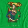 thumbnail image 2 of Supergirl Standing Symbol Women's T Shirt, Kelly Green, Small, 2 of 6
