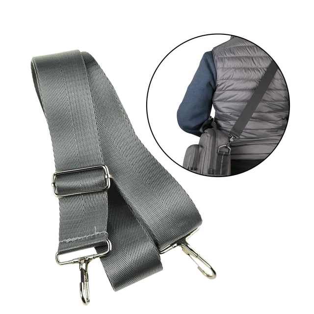 Maletín Universal de Nylon para Laptop Shamjiam Correa de Hombro Ajustable 150cm Gris